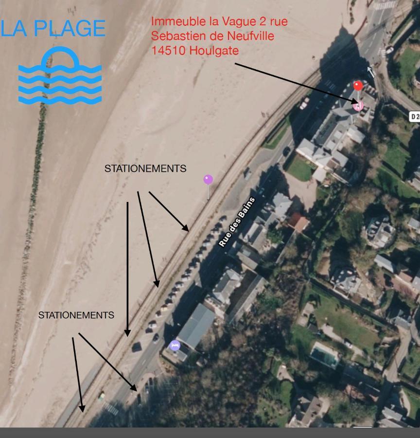 Appartement Grand Confort Bord De Mer Rez-De-Chaussee Residence La Vague Houlgate Buitenkant foto